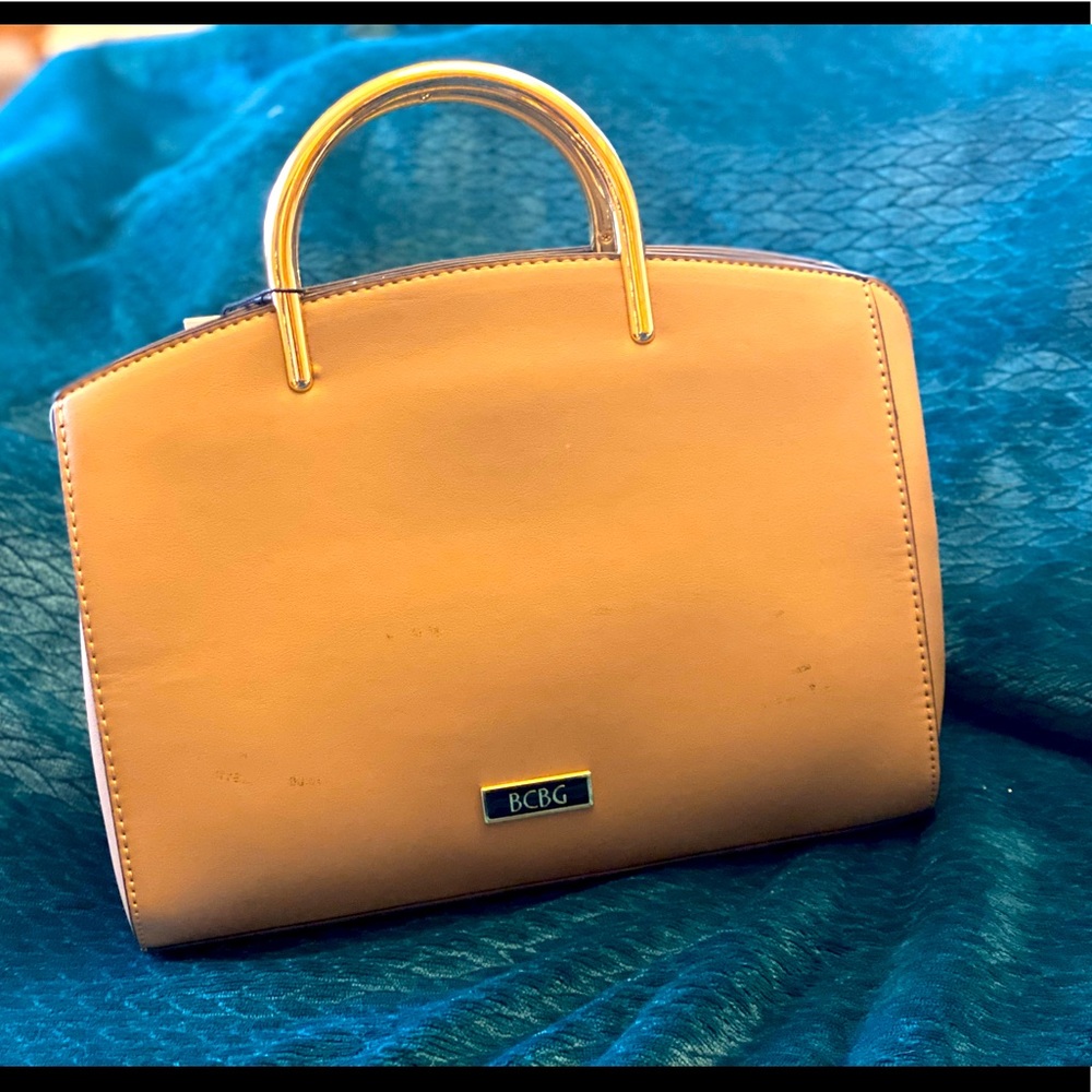 BCBG Tan Elyse purse.